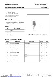 2SD1669 datasheet pdf Savantic