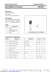 2SC3619 datasheet pdf Savantic