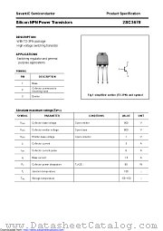 2SC3678 datasheet pdf Savantic