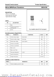 2SC4236 datasheet pdf Savantic