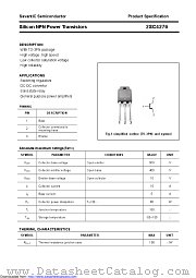 2SC4276 datasheet pdf Savantic