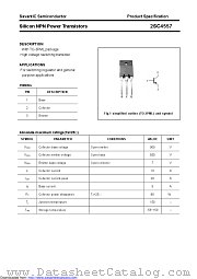 2SC4557 datasheet pdf Savantic