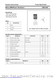 2SC4585 datasheet pdf Savantic