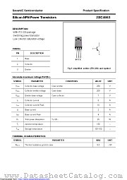 2SC4663 datasheet pdf Savantic