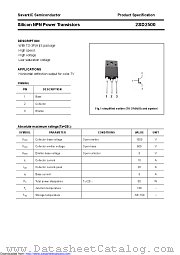 2SD2500 datasheet pdf Savantic