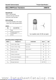 2SB816 datasheet pdf Savantic