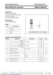 2SB953A datasheet pdf Savantic