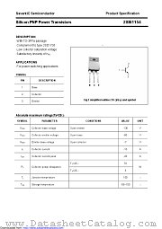 2SB1154 datasheet pdf Savantic