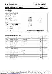 2SB1371 datasheet pdf Savantic