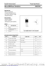 KSC2334 datasheet pdf Savantic