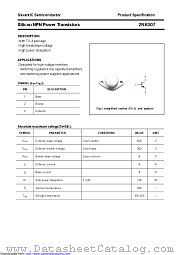 2N6307 datasheet pdf Savantic