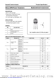 MJE4340 datasheet pdf Savantic