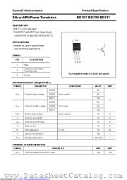 BD709 datasheet pdf Savantic