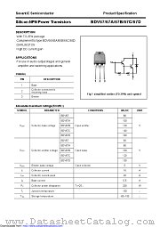 BDV67B datasheet pdf Savantic