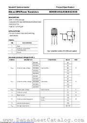 BDW83B datasheet pdf Savantic