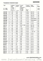 BCX78 datasheet pdf Siemens