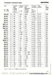 BSY58 datasheet pdf Siemens