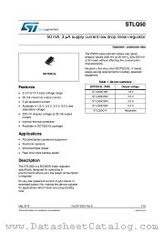 STLQ50 datasheet pdf ST Microelectronics