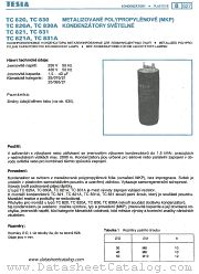 TC820 datasheet pdf Tesla Elektronicke