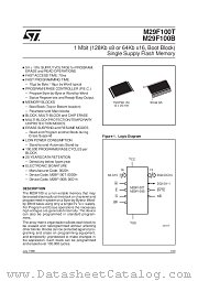 M29F100-B120XM3TR datasheet pdf ST Microelectronics