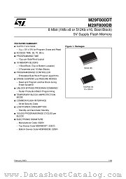 M29F800DB55N1T datasheet pdf ST Microelectronics