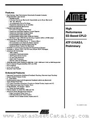 ATF1516AS-10QC160 datasheet pdf Atmel