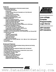 ATF1504ASVL-20AI44 datasheet pdf Atmel