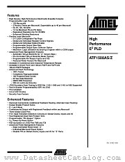 ATF1508AS-10QC160 datasheet pdf Atmel