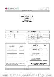 LC151X01-C3 datasheet pdf Philips