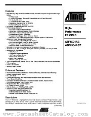 ATF1504AS-10JC44 datasheet pdf Atmel