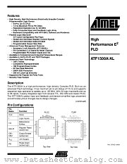 ATF1500A-12AC datasheet pdf Atmel