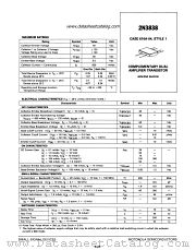 2N3838 datasheet pdf Motorola