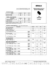 BFR30 datasheet pdf Motorola